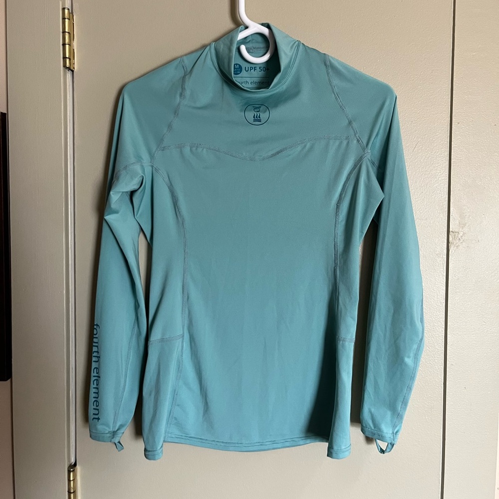 Fourth Element OceanPositive Hydro-T Rash Guard UPF 50+ Turquoise Women’s M